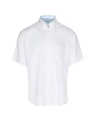 FYNCH-HATTON | Leinenhemd Casual Fit | weiss